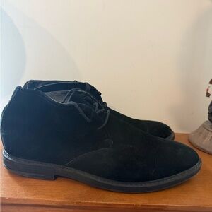 Joseph Abboud Men's 13 Black Leather Chukka Boots Shoes